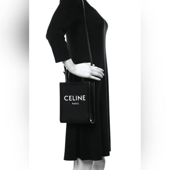 Celine Paris Mini Vertical Crosbody Shoulder Black bag. - Picture 15 of 15